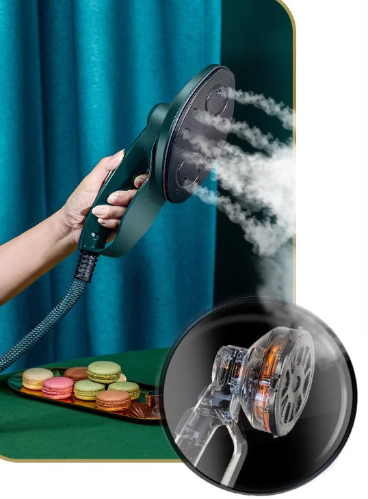 Hanging Steam Iron with Double-Pole Flat Ironing Board