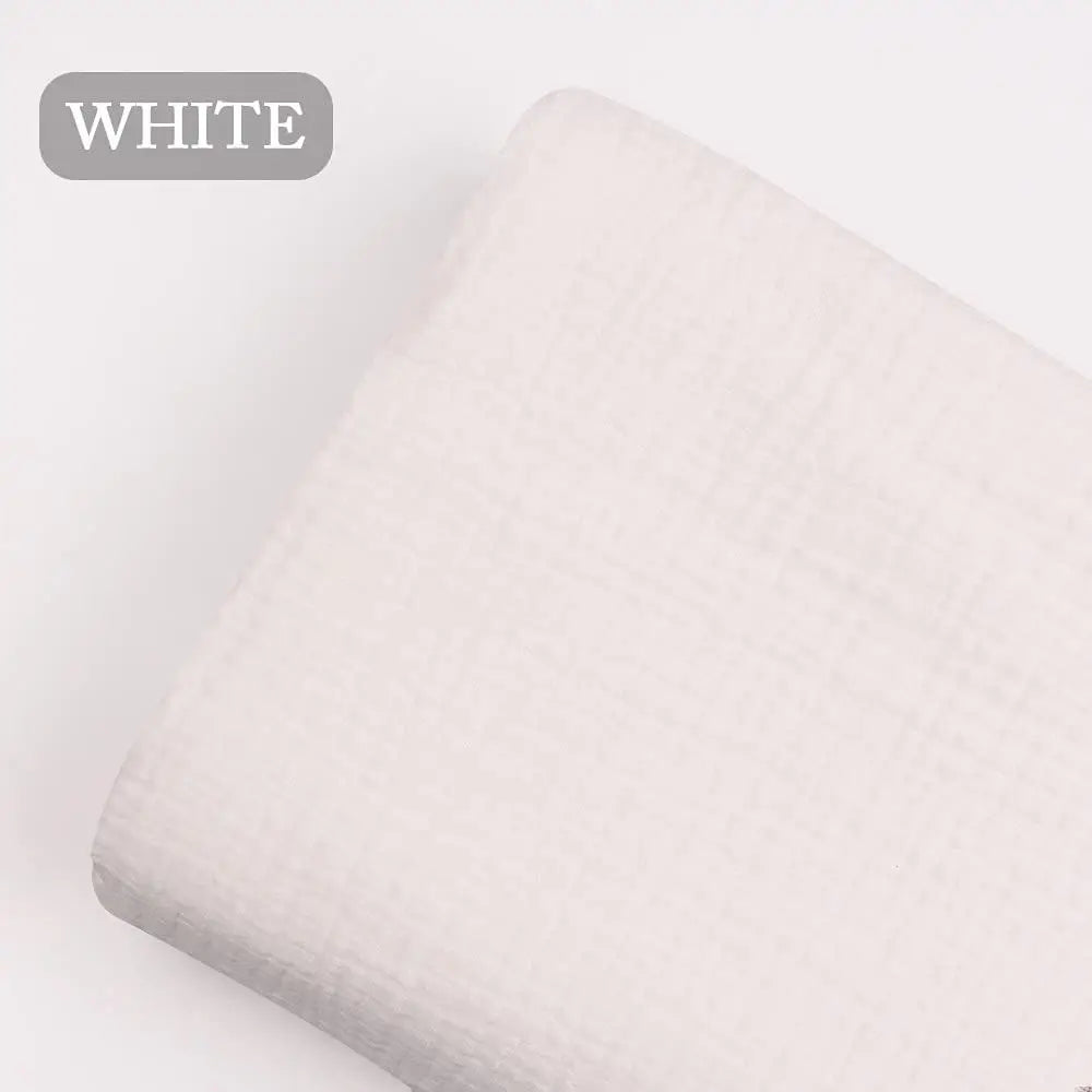 Wrinkle Gauze 100% Cotton Fabric | 52 Inches Wide | Sold by the Yard | Soft & Breathable