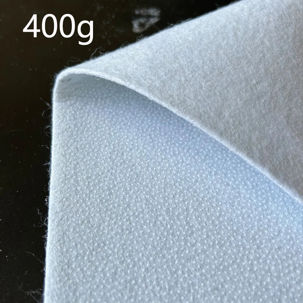Sewing Interfacing Fabric Fusible Cotton Interlining 110g 200g 300g 400g Iron on Nonwoven Craft Bag Making Garment Making Supply