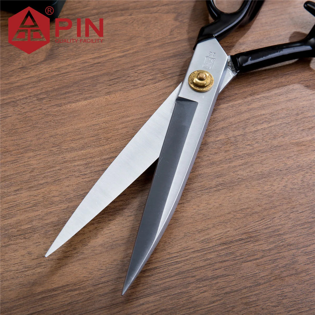12-Inch Heavy-Duty Forged Stainless Steel Tailor Scissors – Professional Fabric Shears for Denim, Leather & Canvas