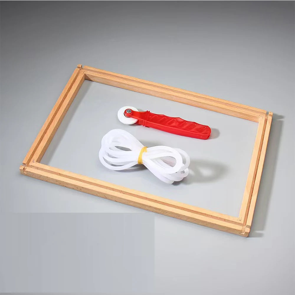 Adjustable Wooden Desktop Embroidery Stand – 3 Colors