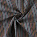 Yarn-Dyed Jacquard Striped Linen Cotton Fabric – 55" Wide, Sold by the Half Yard