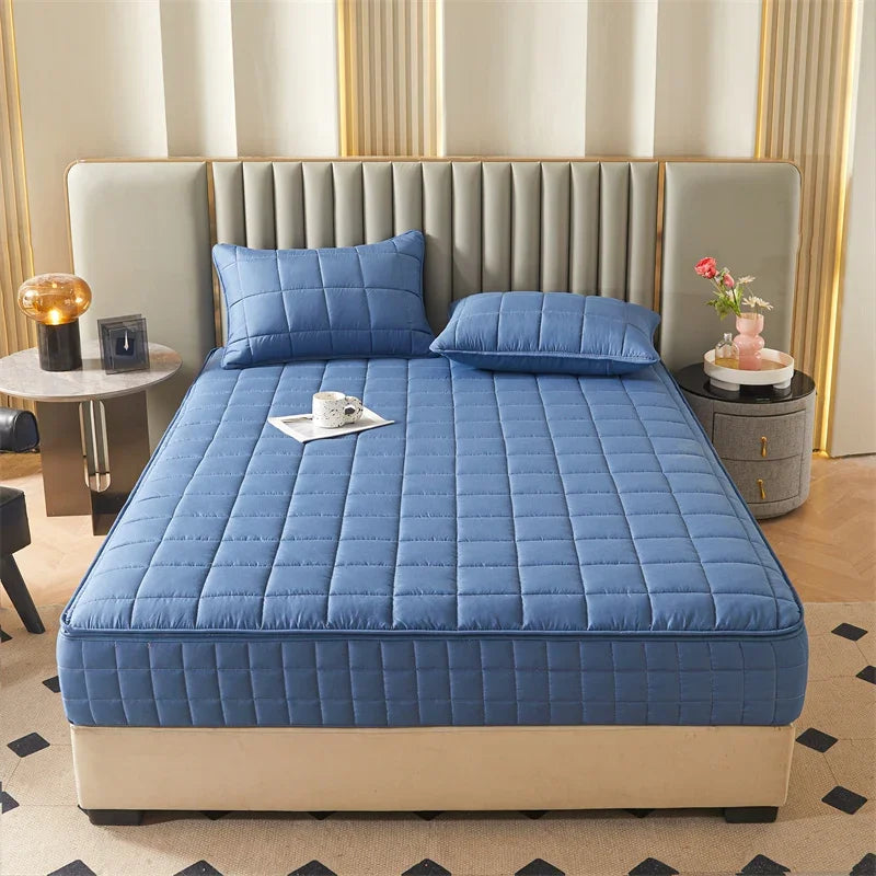 6-Sided Zippered Mattress Protector – Quilted, Multiple Sizes