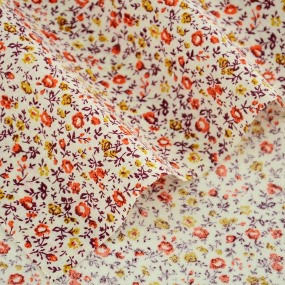 Fabric - 40 Precut Strips (6.35 X 49.78 cm) for Quilting And Sewing, 20 Floral Prints Assortment, 100% Material,