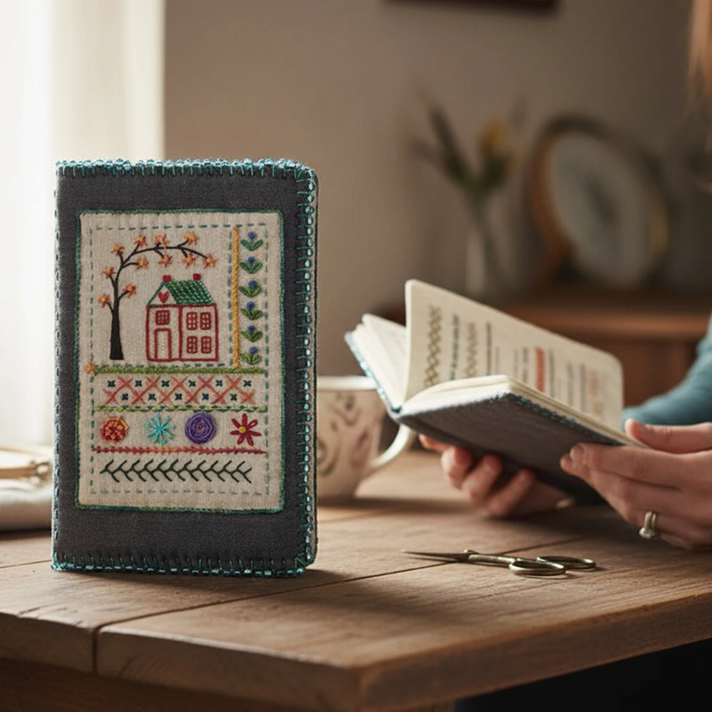 Embroidery Starter Kit with Instructional Book & Complete Toolkit
