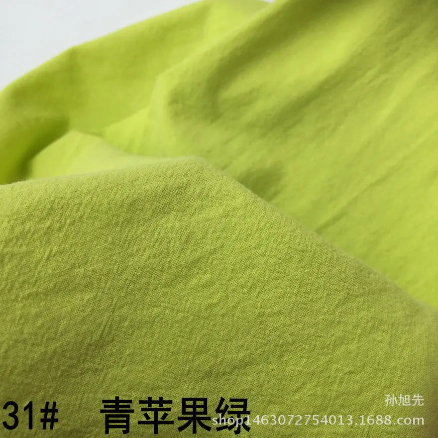 Cotton Linen Crepe Fabric – 137cm Wide | Skin-Texture Weave for Clothing, Curtains & Home Décor