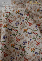 145cm Floral Cotton Poplin Fabric, 50cm Piece