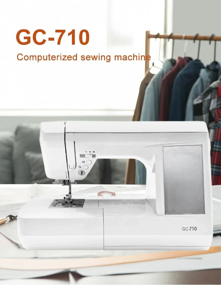 GC-710 Intelligent Large Touch Screen Household Sewing Machine – Automatic, Multifunctional