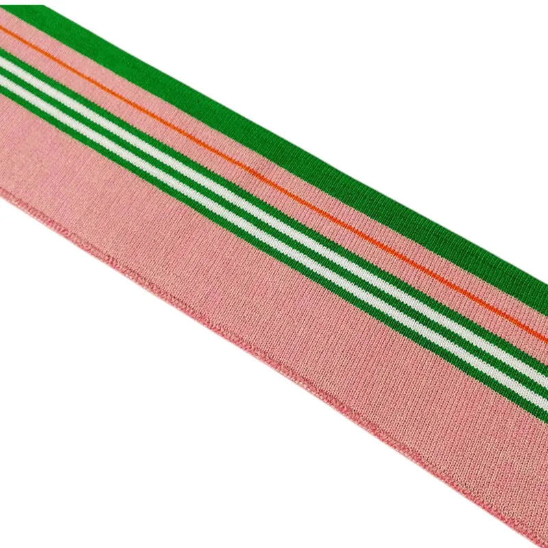 Colorful Stretch Rib Knit Trim Fabric – Viscose/Spandex, 4-Way Stretch, Collar, Cuffs & Hem