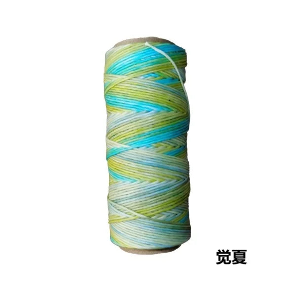 Round Waxed Polyester Thread – 0.6mm, 50m Spool | 41 Colors | Macramé, Jewelry Making & Leathercraft