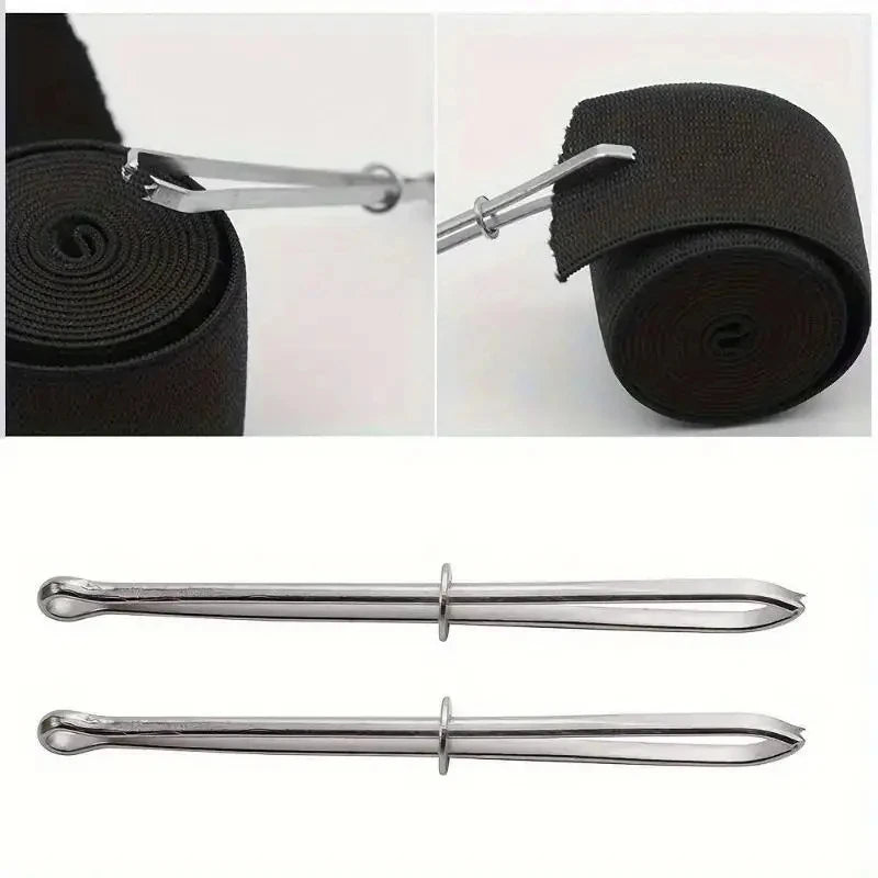 Stainless Steel Sewing Tweezers & Pick-Up Tool | Knitting & Sewing Accessory