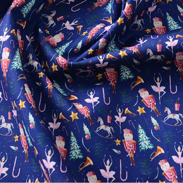 100% Cotton Christmas Print Fabric, 140cm Wide