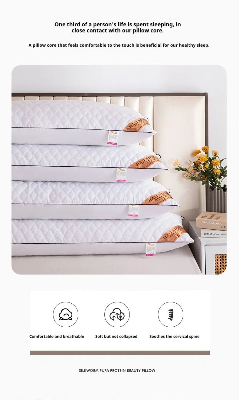 White Long Body Pillow Insert – Soft Polyester Fill, 4 Sizes (48x100 to 48x180cm)