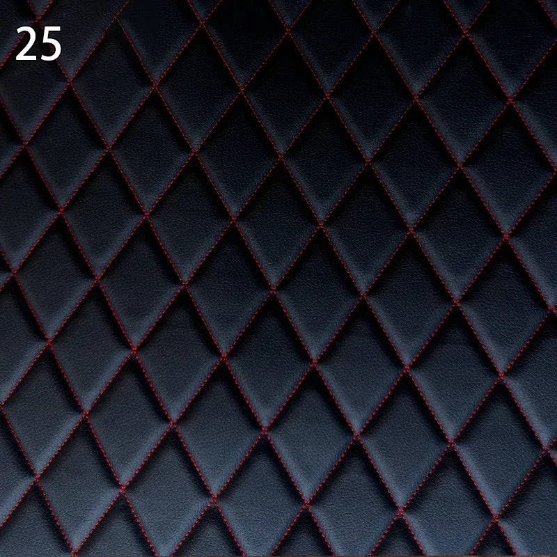 Foam Quilted Faux Leather Fabric – Waterproof & Wear-Resistant | 100×158 cm per Piece