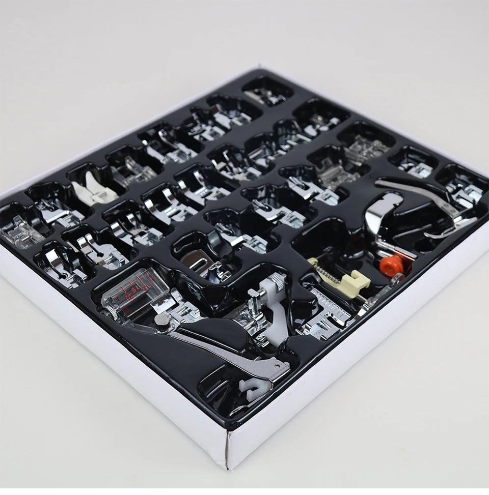 Sewing Machine Presser Foot Kit – 32 to 72 Pieces, Fits Brother, Singer, Janome & More
