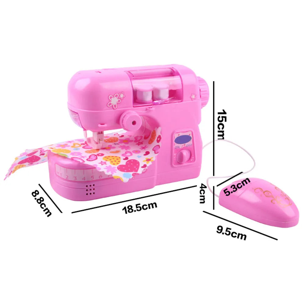 Children's Electric Sewing Machine – Real Stitching, Lights & Sound, Ages 7–14