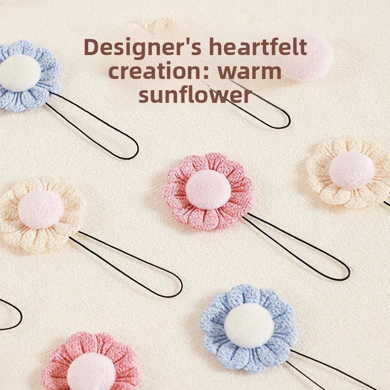 Sunflower Duvet Fasteners – Clip-Lock Bedding Holders (Set of 4)