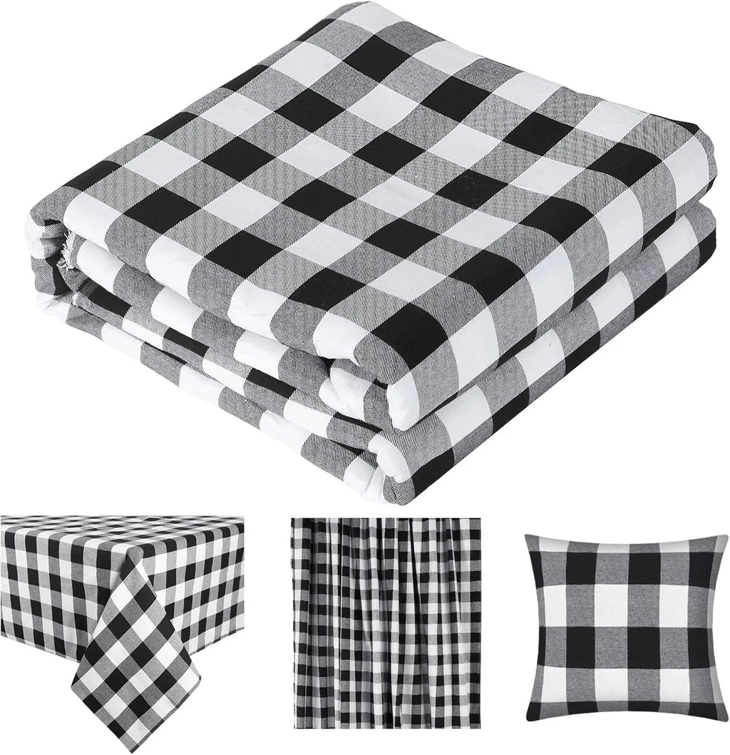 Christmas Plaid Flannel Fabric | 150cm Wide | Holiday Quilting & Sewing