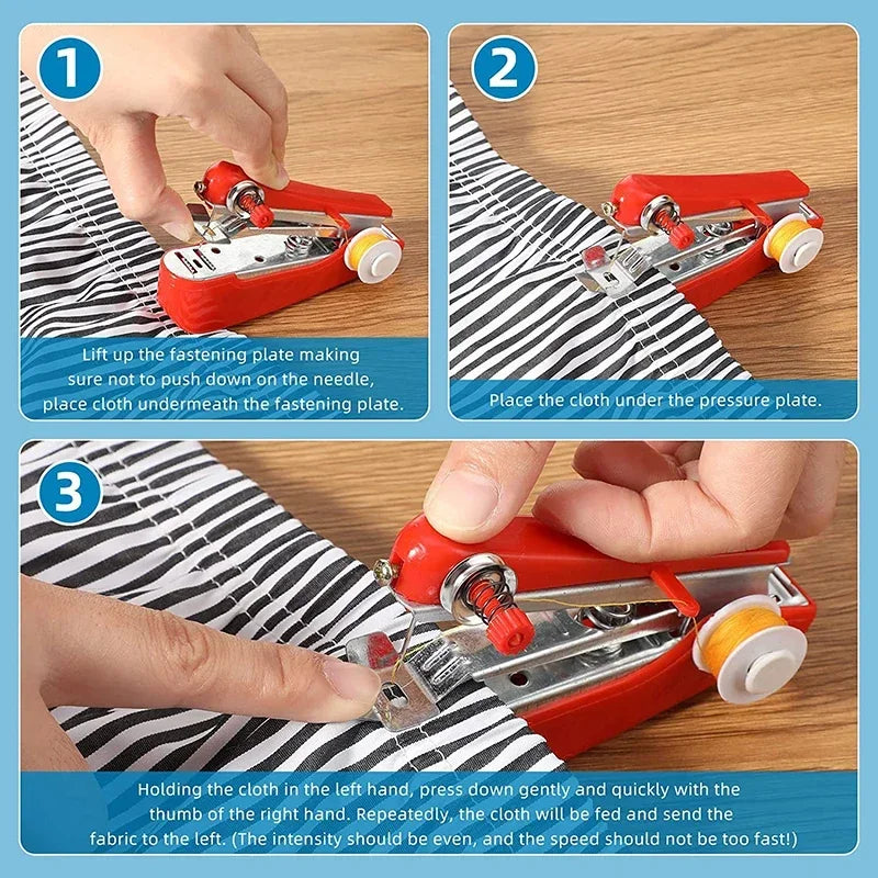 Handheld Mini Sewing Machine – Portable, Manual, 4 Colors