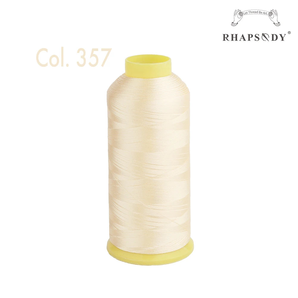 40WT Polyester Embroidery Thread – 5000 Meters per Spool | 128 Colors for Machine & Hand Embroidery