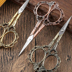 Tijeras de sastre retro – Tijeras de bordar y coser de acero inoxidable | Unidad individual, paquete de 3 y paquete de 6
