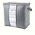 Large Quilted Storage Bag with Zipper – Foldable, Washable, for Quilts, Bedding & Clothing
