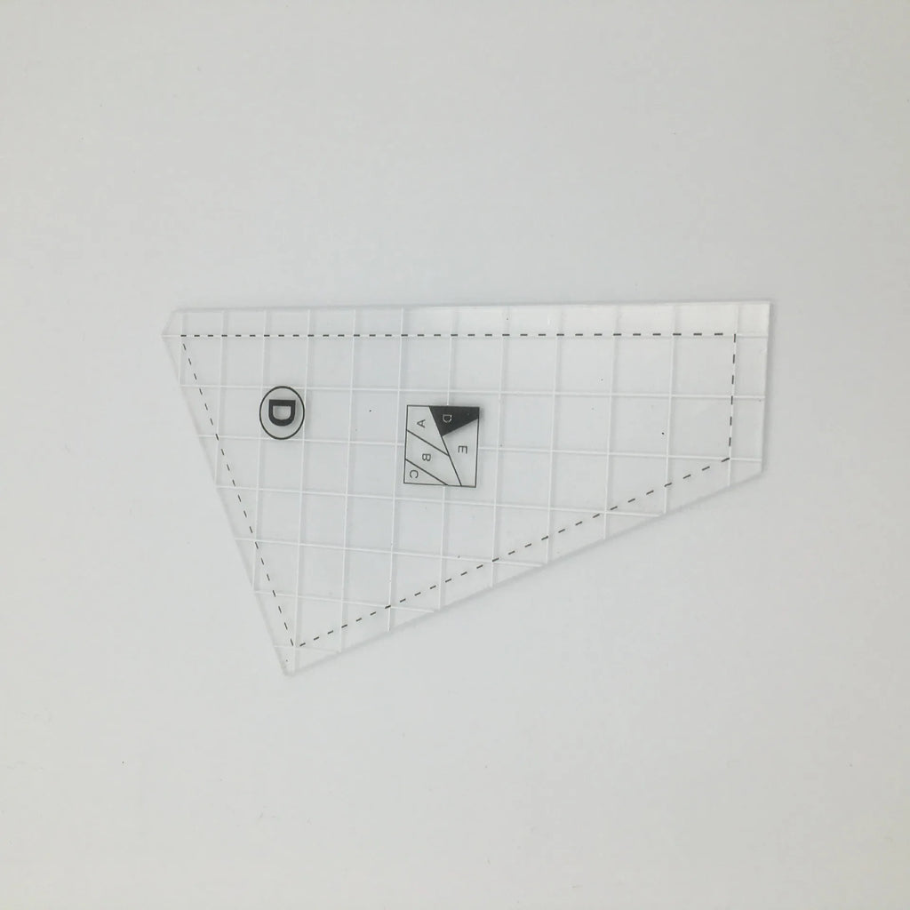5-Piece Acrylic Quilting Ruler Template Set - DIY Patchwork & Cutting Templates