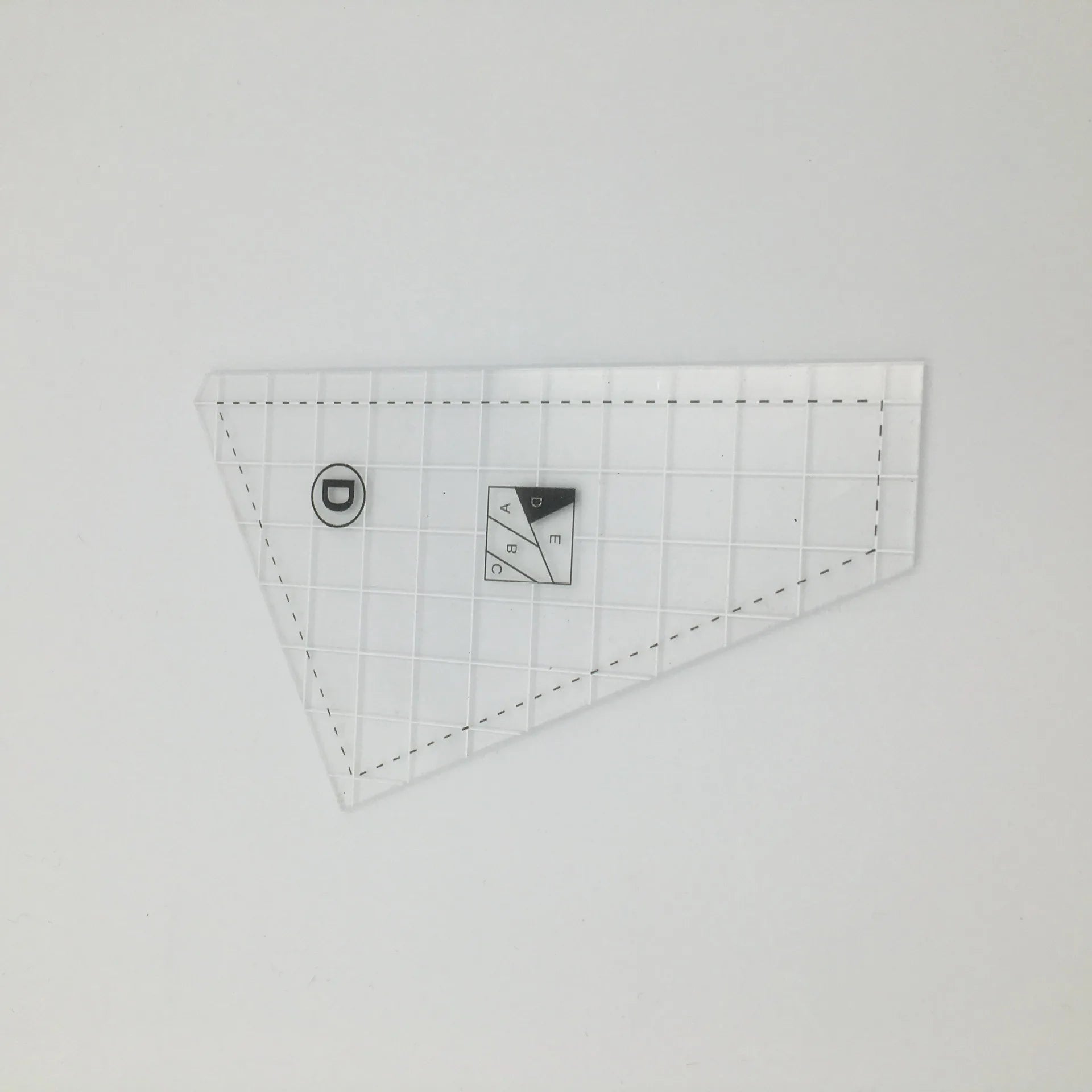 5-Piece Acrylic Quilting Ruler Template Set - DIY Patchwork & Cutting Templates