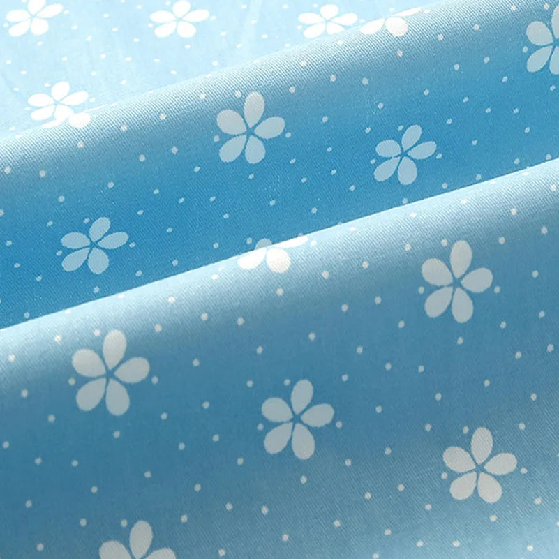 Floral Printed 100% Cotton Twill Fabric – 63" Wide, Sold by the Half Meter | Quilts, Bedding & DIY Sewing