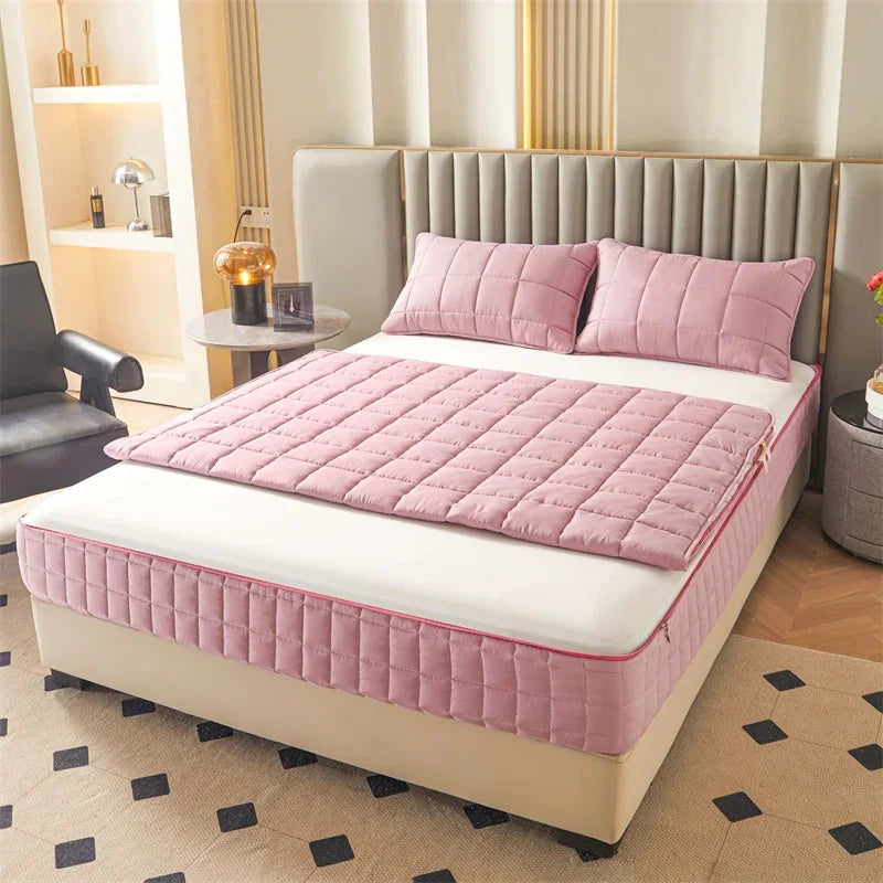 6-Sided Zippered Mattress Protector – Quilted, Multiple Sizes
