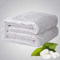 Natural Mulberry Silk Winter Quilt – 500TC Cotton Cover | Heavyweight Comforter Twin, Full, Queen & King