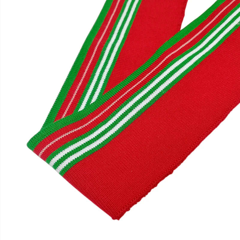 Colorful Mercerized Rib Knit Trim – Elastic Stretch Band for Collars, Cuffs & Hems | 100cm Lengths (3cm or 6cm Wide)