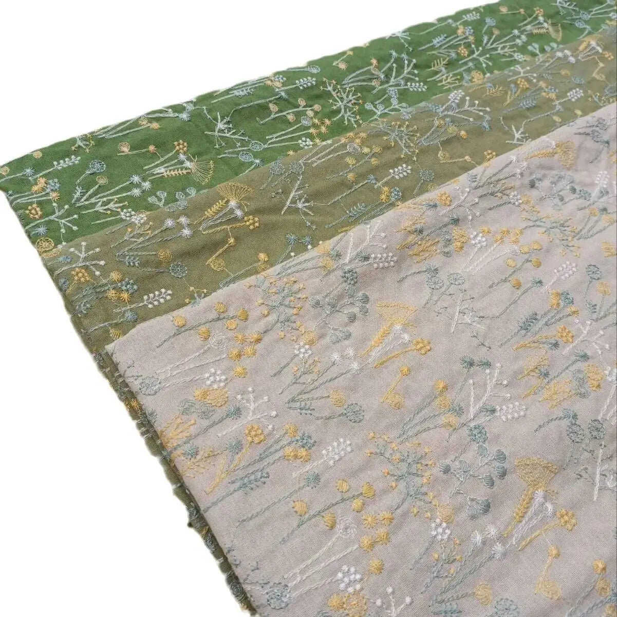 Heavy Floral Embroidery Brocade Fabric – 145 cm Wide (57 in)