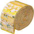 40-Piece Precut Printed Cotton Fabric Strips for Quilting - 2.56" x 19.75"