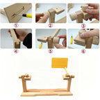 Adjustable Wooden Desktop Embroidery Stand – 3 Colors