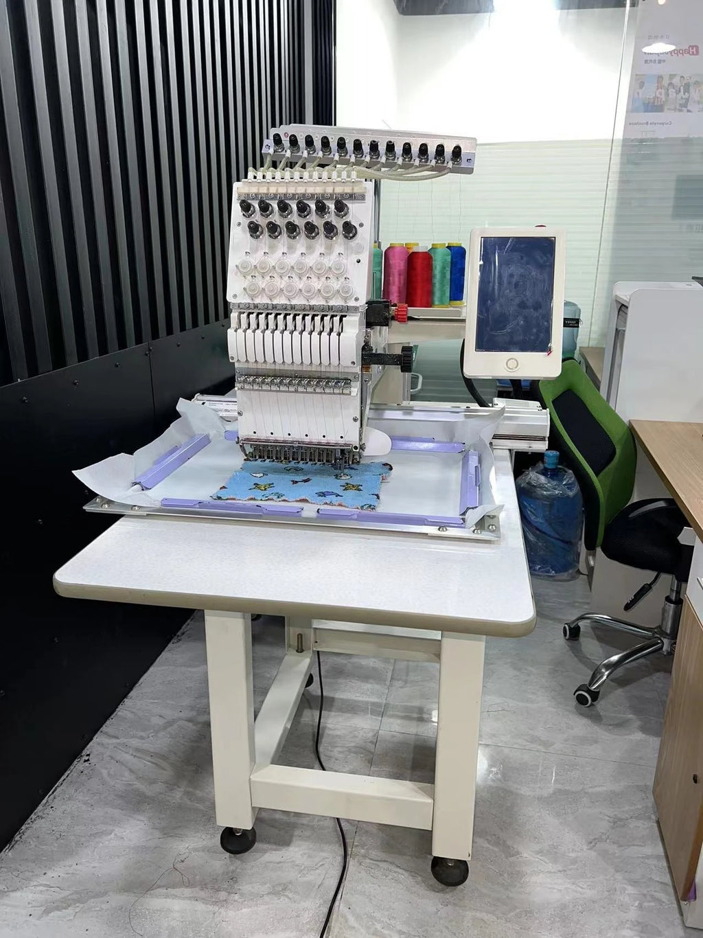 Used A15 Single Head Embroidery Machine – Personalized Commercial Embroidery