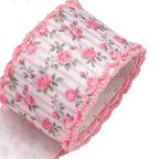 Moonstitched-Edge Printed Grosgrain Ribbon – 50-Yard Roll