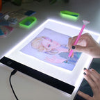 Almohadilla de luz LED para pintura de diamantes y bordado – Caja de luz de calco regulable de 3 niveles | A5, A4, A3