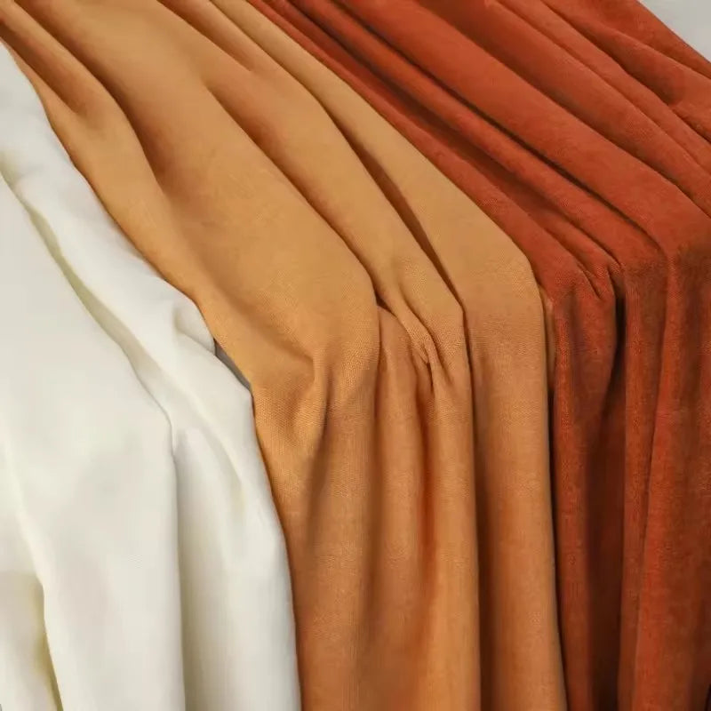 Chenille Velvet Upholstery Fabric – Soft Textured Poly-Cotton, 145cm Wide, Sold by the Meter – For Sofas, Pillows & Home Décor
