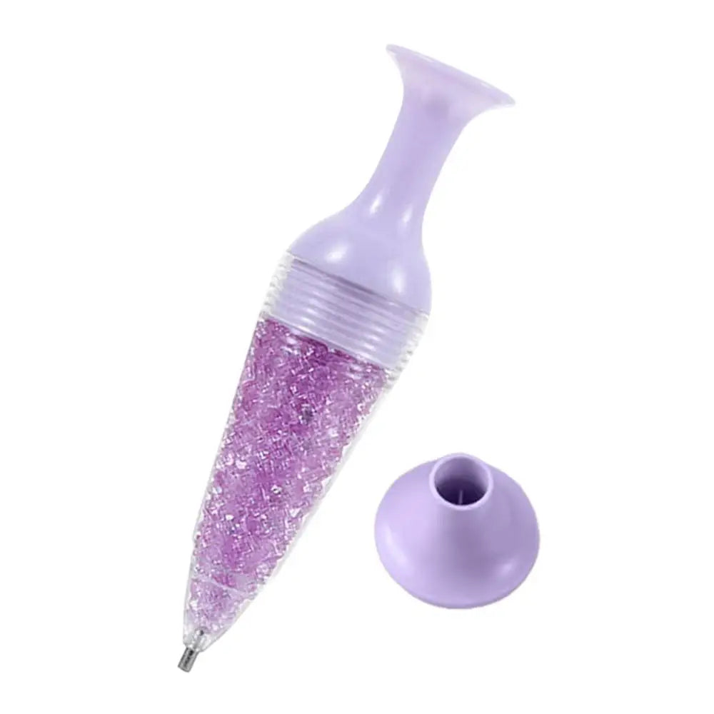 Bolígrafo de taladro para pintura de diamantes Flower Pot — Herramienta de taladro de punta para arte de diamantes 5D