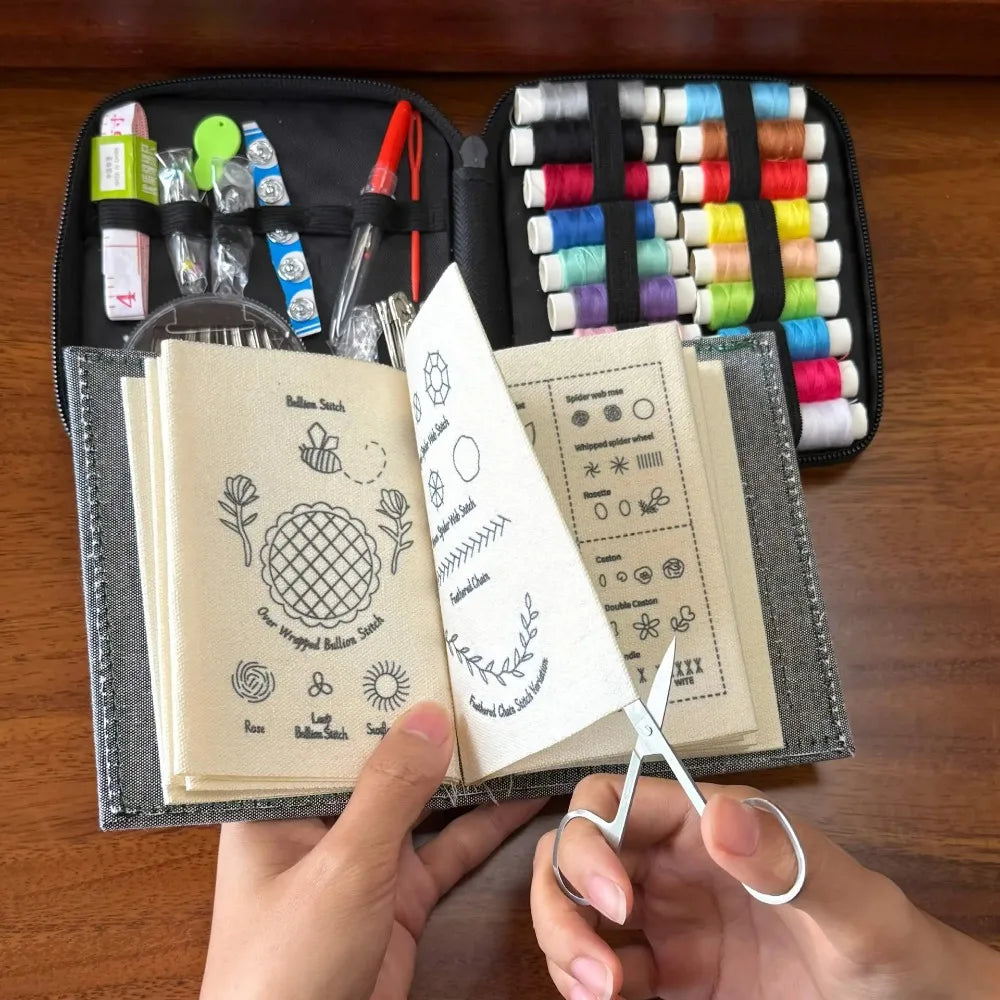 DIY Most Sold Adult Crafts Embroidery Sewing Books Stitching Manual Toolkit Linen Felting Needlework Sample Pages Tutorials