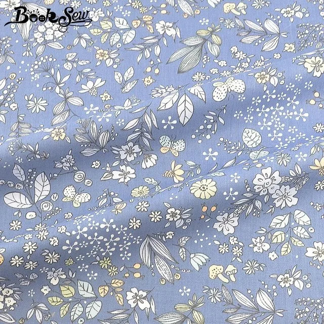 Booksew Cotton Fabric Fat Quarter – Floral, Animal & Cartoon Prints, 20×25cm
