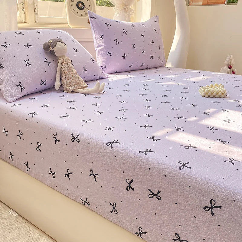 Polyester Microfiber Fitted Sheet Sets – 2-Piece or 3-Piece