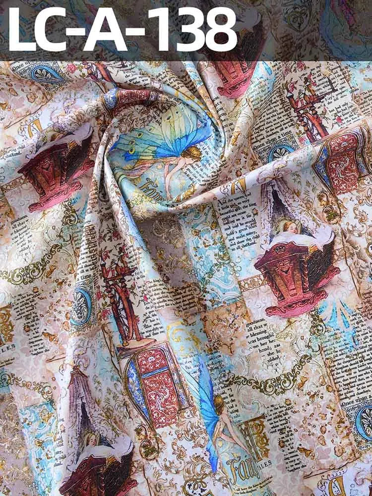 Vintage Newspaper & Map Print Cotton Fabric – Digital Print, 110cm Wide | Quilting, Sewing & DIY
