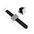 Alfiletero magnético de silicona para muñeca – Sujetador magnético de alfileres portátil para coser y acolchar | Individual, paquete de 2 y kit
