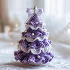 DIY Crochet Christmas Tree Kit – Yarn, Hook & Beads Included