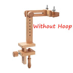 Soporte de escritorio ajustable para bastidor de bordado de madera con rotación de 360 grados Marcos de bastidor de punto de cruz Anillos Regalos para adultos y madres Costura