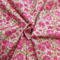 100% Cotton Poplin 60S Small Floral Print Fabric | 145cm Wide | Half Meter