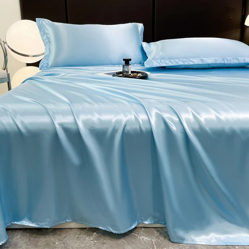Polyester Flat Bed Sheets – 1-Piece or 3-Piece Sets