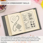 Linen Embroidery Stitch Book – Hand Embroidery Tutorial Kit | Book A or Book B